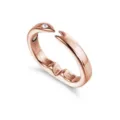 Roségouden open magnetische ring met therapeutische stenen, verstelbare sieraden voor dagelijks. - Anti-Snurk Rosé Goud