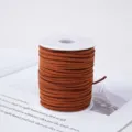 Braunes Kunstlederband 45m Länge 0,3cm Breite Wildleder Kordel für DIY Handwerk Schmuckherstellung. - Koreanisch Samt Leder Kordel Helles Kaffee 50 Yards