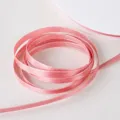 Nastro di raso rosa, largo 0,6 cm e lungo 100 yards per confezioni regalo e fai da te. - Hair Ribbon / 0.6cm Larghezza 100 Iarde Lunghezza / Rosa fagiolo