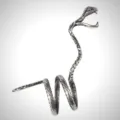 Gotische Retro Slangen Ring Verstelbare Open Vingerring Unisex Rookaccessoire Zilver - Antiek Zilver