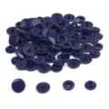 Dark blue resin snap fasteners set, no sew press buttons for DIY sewing, clothing crafts accessories - Nail Head Large Snap*2 12mm Nail Head Counter Snap*2 10.5mm 1 Set 4pcs 20 Sets/Pack / Dark Blue