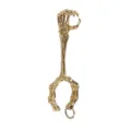 Gouden skeleton hand sigarettenhouder gotische rookring verstelbaar metalen sieraad cool - Antiek Goud