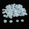 Light blue resin snap buttons for DIY sewing clothes crafts apparel accessories bulk pack 50pcs - Nail Head Large Snap*2 12mm Nail Head Counter Snap*2 10.5mm 1 Set 4pcs 20 Sets/Pack / Light Blue