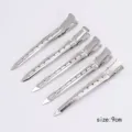 Set aus 5 Metall Haarklammern, 9cm lange Entenschnabel Clips für Pony und Haar Styling. - 5er-Pack Wurzelvolumen Clips