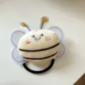 Süßes Plüsch Biene Haargummi elastisches Haarseil süßes Cartoon Haarzubehör für Frauen - Biene