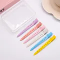 Set di fermagli per capelli a becco d'anatra colorati per frangia, forcine piatte con scatola. - In Scatola 6 Mollette Volume ColorePrimaverile
