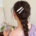 Set van 2 gewolkte acetaat haarspelden, elegante haarclips voor pony en styling. Mooi accessoire. - Zacht Fee Wit Paars