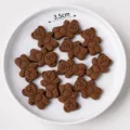 Simpatico biscotto orso cuore topper torta per San Valentino decorazione dessert 3.5cm - Orso Cuore 138g Gusto Cacao