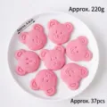 Biscotti a forma di orsetto rosa per decorazione torta dolce dessert cottura festa - Xiangfulai 220g Testa di Orso Gusto Sakura