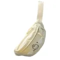 Cute cat embroidered canvas chest bag, casual versatile crossbody bag for women daily use. - Single Bag / Yellow
