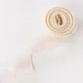 Nastro organza iridescente per confezioni regalo, decorazioni nozze, bouquet, 4cm di larghezza e 10m - Giallo Crema Nastro a Rete Iridescente 10 Iarda