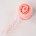 Nastro in organza iridescente rosa 4cm largo 9.4m lungo per confezioni regalo e torte - Rosa Gomma Nastro a Rete Iridescente 10 Iarda