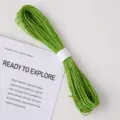 Green paper twine 30 meters long 2mm diameter perfect for gift wrapping and DIY craft projects. - Paper String Dark Green 30m
