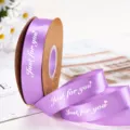 Nastro di raso viola 2.5cm larghezza 40m lunghezza per confezione regalo e decorazione bouquet - Viola chiaro