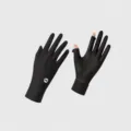 Gants de protection solaire en soie glacée avec UPF50+, maille respirante pour cyclisme. - Noir