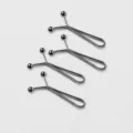 Pinces de serrage pour taille de pantalon ensemble de quatre en métal noir pistolet - Paquet de 4 Pièces / Noir Fusil