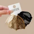 Bracelets de manche élastiques en maille ajustables jarretières de chemise pour veste - Grille Brune