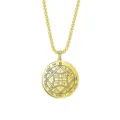 Collier Pendentif Sceau de Salomon Acier Inoxydable Plaque Or 18K Talisman Bijou Cadeau - Collier Style 2