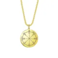 Collier Talisman Salomon en Acier Inoxydable Plaque Or 18K Pendentif Amulette Pentacle Bijou - Collier Style 4