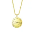 Collar con colgante de talismán de Salomón de acero inoxidable chapado en oro de 18k - Collar Estilo 5