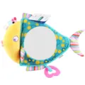 Baby cute deep sea fish mirror car hanging plush toy kids safety rear view mirror - Fish Mirror
