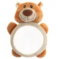 Cute plush bear baby car safety rear view mirror infant travel toy product detail view. - Brown Bear Mirror