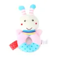 Cute cartoon animal plush baby hand rattle toy, soft grasping ring for early education infants. - Bee Hand-shake Ring