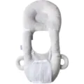 Gray multifunctional baby nursing pillow newborn anti-spit up feeding pillow with mesh pocket - 27*45cm / Gray