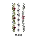 Adesivo per tatuaggio temporaneo floreale farfalla vite body art impermeabile M-097 - Stile Vite Farfalla Floreale (M-097)