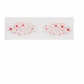 Glitter red face eyeshadow sticker waterproof temporary makeup decal for party 135x44mm - WYT-0077 (Rose Red) / 44*135mm