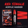 15mm acrylic marker pen, single red jumbo art marker for graffiti and poster painting. - 15ml Single Pack / Red