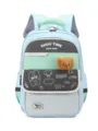 Kids Colorblock School Backpack Light Large Capacity Student Bookbag Light Blue Style - Blue Gray