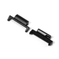 Black metal watch strap adapters compatible with G-Shock GA2100 DW5600 series. - One Pair / Black