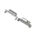 Durable Metal Watch Band Strap Adapter Connectors for Casio G-Shock Watch Modification - One Pair / Silver