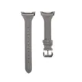 Grey slim leather watch band replacement compatible with Samsung smartwatch accessories - Samsung Watch 8 9 / Gray