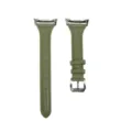 Green leather watch strap slim waist replacement band compatible with smart watch accessories - Samsung Watch 8 9 / Avocado
