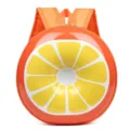 Kinder süßer Frucht Hartschalen Rucksack Kindergarten Schultasche für Jungen und Mädchen Reisen - Orange
