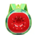 Süßer runder Wassermelone Kinder Rucksack Kindergarten Schultasche für Jungen Mädchen Snack Tasche - Wassermelone