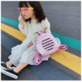 Cute pink bee toddler backpack with wings and cute little antennas, perfect for little kids. - Pink