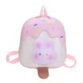 Mochila infantil de conejito helado lindo, bolso escolar rosa ligero de jardín de infantes. - Rosa Claro