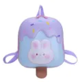 Mochila infantil de conejito helado, bolso escolar ligero para niños en el jardín. - Azul