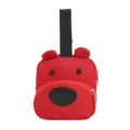 Cute red cartoon bear small handbag tote bag lightweight multi-functional daily use for women - Red