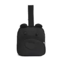 Black cartoon bear handbag cute portable zipper pouch casual daily small bag for women - Black
