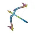 Regenbogen Folienballon Bogen und Pfeil, ideal für Kindergeburtstag Party Deko und Feste. - Stil 4