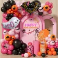 Halloween ballonset met schattige spook en vleermuis folieballonnen voor feestdecoratie. - Halloween Set 21694
