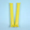 Yellow inflatable cheer sticks thunder sticks for sports events concerts party celebrations 2pcs - Yellow