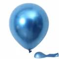 10 Zoll metallisch blaue Latexballons für Geburtstag Party Hochzeit Dekoration 50 Stk - Metallic-Blau