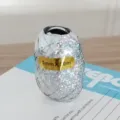 Nastro olografico argentato per palloncini 5mm x 10m cordino glitter per confezioni regalo - Stile Mamma Football Americano / 10 Metri / Argento Laser