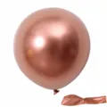 Globo de látex oro rosa metálico de 10 pulgadas para decoración de fiesta de cumpleaños - Oro Rosa Metálico
