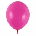 Palloncino in lattice rotondo 10 pollici spesso colore solido festa rosso rosa variante - Rosso rosa